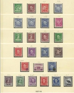 AUSTRALIA Fine MINT Collection of the KGVI 1937-39 Issue inc SG168 Varieties - Picture 1 of 10