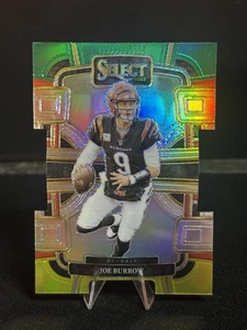 Joe Burrow 2023 Panini Select Concourse Green/Yellow Die Cut Prizm #20 - Bild 1 von 2