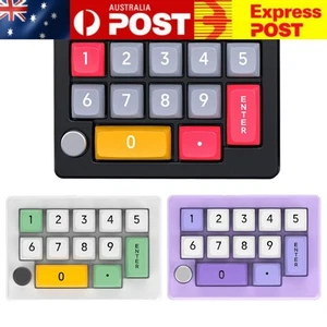 AU* Mini Gaming Keyboard Fully Hot Swappable Number Keyboard 12 RGB Lighting Eff - Zdjęcie 1 z 20