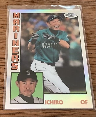 Ichiro Suzuki 2019 Topps Chrome 1984 Topps Refractor #84TC-14 Seattle Mariners - Image 1 of 2