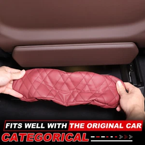 Passenger Seat Back Lower Kick Cover Leather Guard Cover For BMW 7 Series 2023+ - Picture 1 of 12