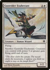 Magic MTG Tradingcard Shards of Alara 2008 Gustrider Exuberant 13/249