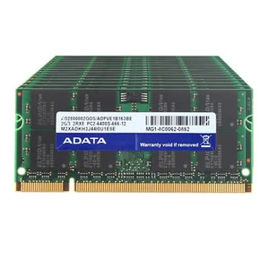 10X Adata 2GB 2RX8 PC2-6400S DDR2 800Mhz Notebook Memory Laptop CL6 SODIMM RAM - Picture 1 of 12