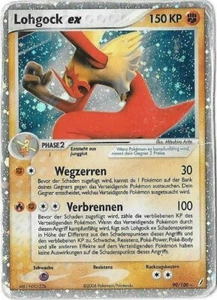 Lohgock ex EX Crystal Guardians Pokemon Karte DEUTSCH BESCHÄDIGT! Blaziken ex - Bild 1 von 4