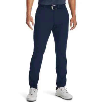 Herren Under Armour Drive konische Passform Stretch Golfhose, 410 marineblau, NEU