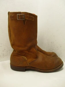 Red Wing Boots 2992 Engineer Boots Brown Muleskinner Leather Mens Size 9 D USA - Picture 1 of 15