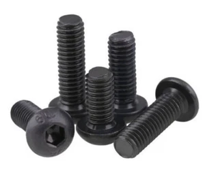 10.9 Grade M4 M5 Black Button Head Hex socket Cap Machine Screws - Bild 1 von 11