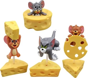 4pcs Tom Cat&Jerry Mouse PVC Statue Action Figure Anime Collection - Picture 1 of 6