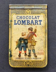 Altes WERBEHEFT SCHOKOLADE LOMBART aus BLECH mit KALENDER 1908 - Bild 1 von 17