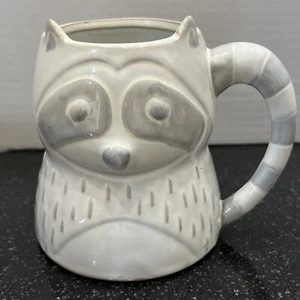 Raccoon Figural Mug -pottery-stoneware Adorable! - Picture 1 of 4