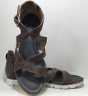 Sofft Mirabelle Women's Sandal Sz 9.5M SF0016197 Gray Grey Squiggle Buckle EUC