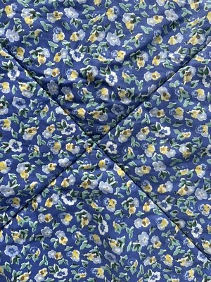 Edredón acolchado reversible vintage Laura Ashley Polyanthus ~ doble Foto 1 de 4