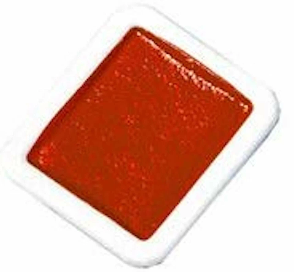 Sartenes de recarga PRANG para juegos de pintura de acuarela de media sartén, 12 sartenes por caja rojo naranja Foto 1 de 1