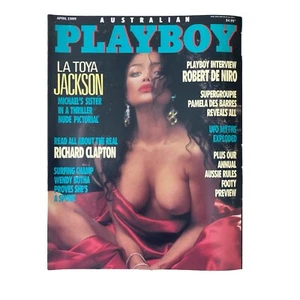 AUSTRALIAN PLAYBOY MAGAZINE - April  1989 La Toya Jackson Excellent Condition - Picture 1 of 7
