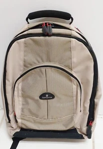 Samsonite Padded Laptop Backpack Beige 16" x 13" - Picture 1 of 14