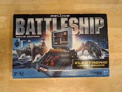Deluxe Battleship Movie Edition COMPLETE & TESTED Hasboro 2012 Electronic C-290B - Image 1 of 4