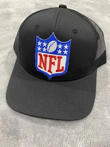 NFL SHIELD HEAD REFEREE OFFICIALS GAMEDAY HAT CAP BLACK ADJUSTABLE SNAPBACK NEW - Picture 1 of 4
