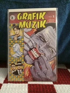 GRAFIK MUZIK #1 1990 Caliber Press Mike Allred 1st Color Madman Comic Book - Bild 1 von 13