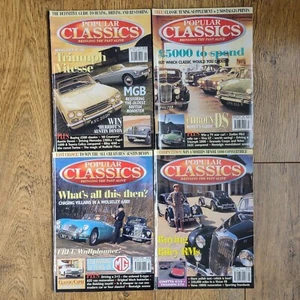 Job Lot of 4 POPULAR CLASSICS Magazines from 1995 - 1950's & 1960's Cars - Picture 1 of 10