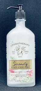 Bath & Body Works SERENITY Lotion AROMATHERAPY 6.5 oz. Marigold Rose Magnolia - Picture 1 of 1