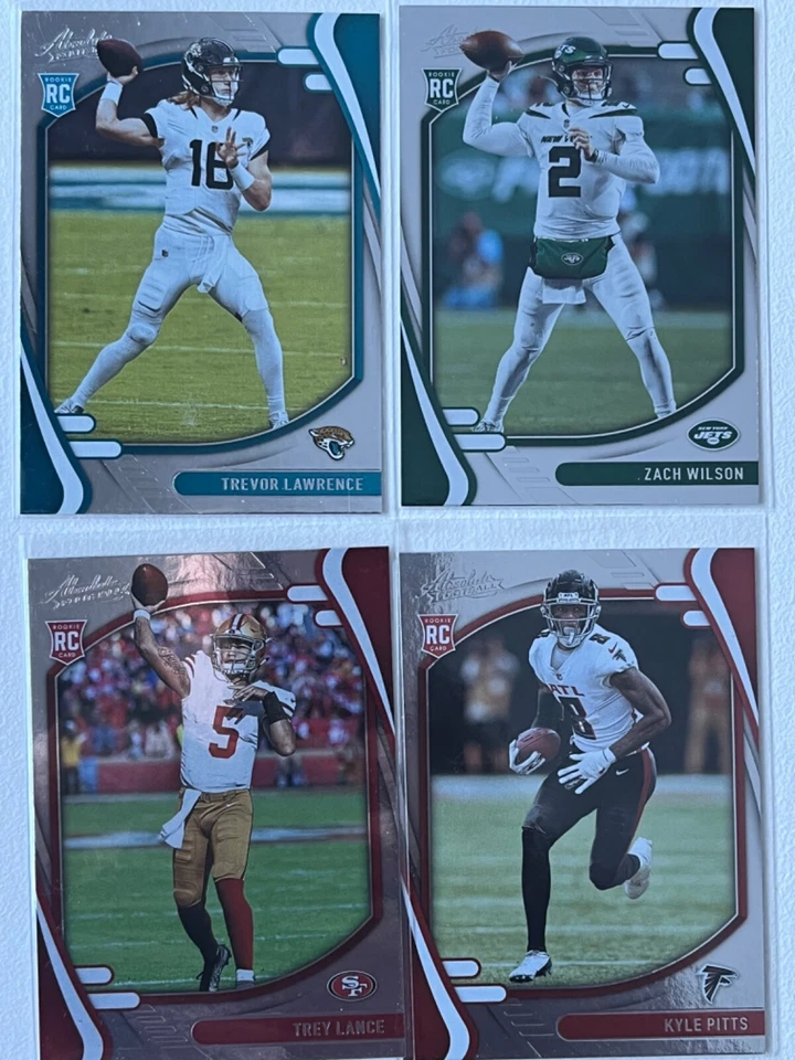 2021 Panini Absolute ROOKIE / Green Football  Cards Pick From List !! - Image 1 of 1