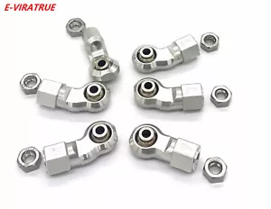 E-VIRATRUE 7075 Aluminum Front Steering Rod Ends For Axial SCX6 1/6 (6pcs) - Picture 1 of 6