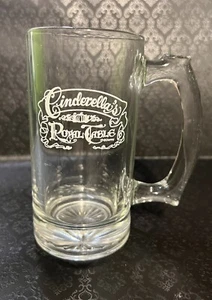 Disney World Exclusive Cinderella's Royal Table  Heavy Glass Stein Mug EUC - Picture 1 of 4