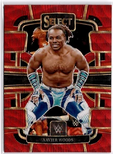 Xavier Woods 2024 Panini Select WW Red Wave Prizm #72 WWE Raw #39/99 - Picture 1 of 2