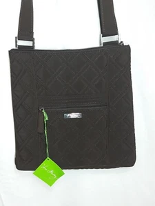 Vera Bradley Hipster Brown Quilted Two-Way ESPRESSO BROWN Crossbody -NWT K56 - Picture 1 of 5