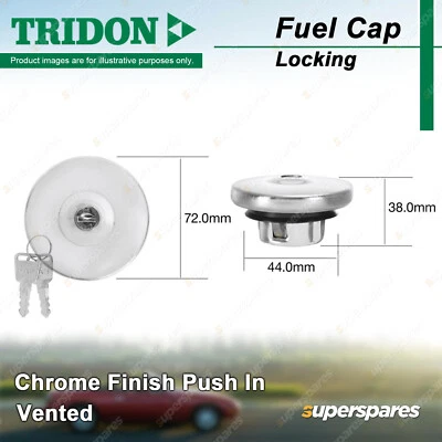 Tridon Vented Locking Fuel Cap 44.0mm for Chrysler Valiant VF VG VH VJ AP6 - image 1 of 4