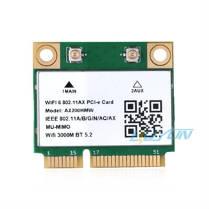 AX200HMW AX200 WIFI6 Module MINI PCIE 802.11ax 160Mhz Network Card WIFI Card - Picture 1 of 13