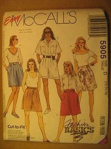 UNCUT Sewing Pattern 1992 McCALL'S Size D 12,14,16 SHORTS 5905 [Z180] - Picture 1 of 1