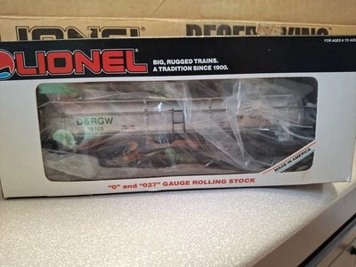 LIONEL 6-16105 Denver & Rio Grande 3 Dome Tank Car OB MINT 1989 RARE - Image 1 of 4