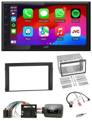 JVC Bluetooth 2DIN Lenkrad DAB USB Autoradio für Skoda Fabia 6Y 2004-2007 Quadlo - Bild 1 von 4