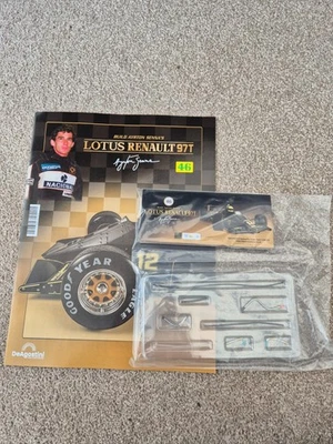 1/8 DEAGOSTINI COSTRUIRE IL 1985 LOTUS RENAULT 97T AYRTON SENNA F1 AUTO PROBLEMA - Immagine 1 di 3