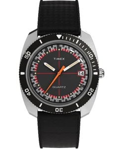 Unbenutzte TIMEX Q Reissue 1971 TW2W22400 Black Stainless Unisex Uhr in Box - Bild 1 von 1