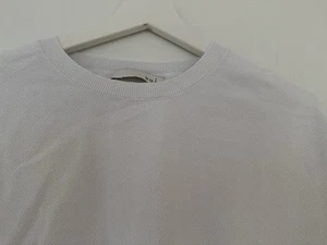 OUI Leichter Damen Sommer Pullover Weiß Mit Besonderer Rückengestaltung Gr. 38 - Bild 1 von 4