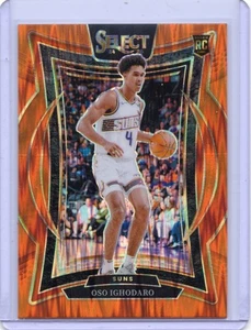 2024 Panini Select - Oso Ighodaro [Orange Flash Prizm] #75 (RC) Phoenix Suns - Picture 1 of 2