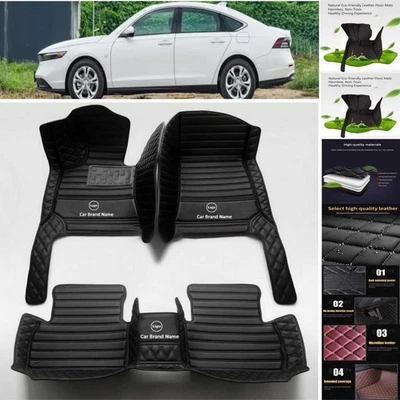 For Mercedes Benz C-Class Sedan Car Floor Mats All Weather Custom Auto Liners - Image 1 of 4