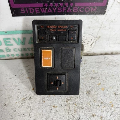 86-91 Mazda RX7 Consola Central Panel Interruptor Espejo Eléctrico, Reposacabezas Altavoz FC Foto 1 de 4