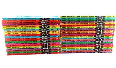135 Volumes of Sams Photofact Tape Recorder Series (TR) in Good Condition - Image 1 of 4