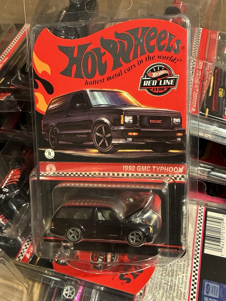 Hot Wheels 2024 RLC  Exclusive Black 1992 GMC Typhoon in Protector New - Image 1 of 1