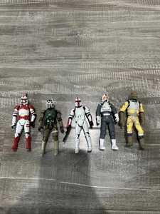 Star Wars Clone Wars Scorch Galactic Lot 5 2004 4” - Picture 1 of 3