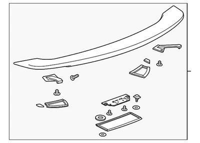 Alerón original GM 23458147 Foto 1 de 2