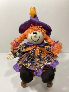 VINTAGE 1999 Halloween Witch *LITTLE MISS MUFFINS* With ORGINAL TAG!! 11”T - Picture 1 of 8