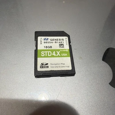 OEM 2014 2015 GENESIS SD Navigation Memory Card 96554-B1421  Map data USA - Image 1 of 2
