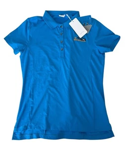 Ping Arizona Open Polo Shirt NWT Adult Size 6 Blue Short Sleeve Graphic Women’s - Picture 1 of 3