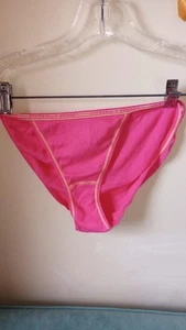 De Colección Victoria's Secret Firma Algodón Tanga Bikini Panty Talla M Rosa - Imagen 1 de 4