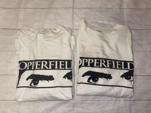 Adult Large Copperfield Eyes Vintage Yellowed T-Shirts (2)  - Picture 1 of 2