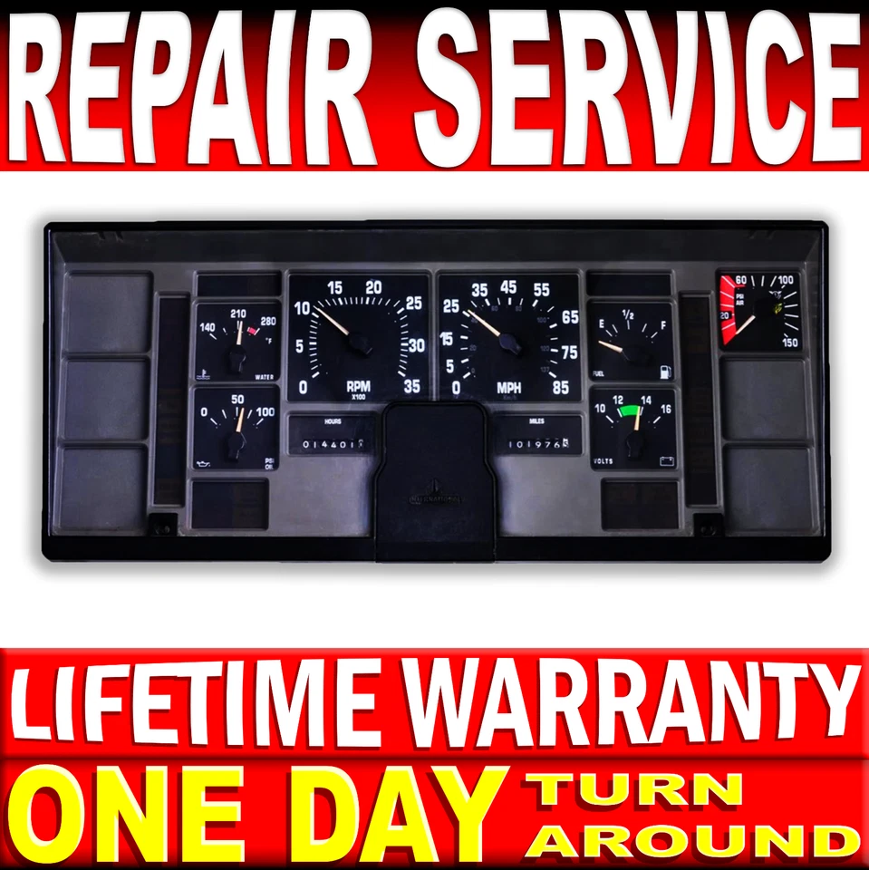 Cuadro de instrumentos Speedo International Truck 1993-2004 *SERVICIO DE REPARACIÓN* Foto 1 de 4